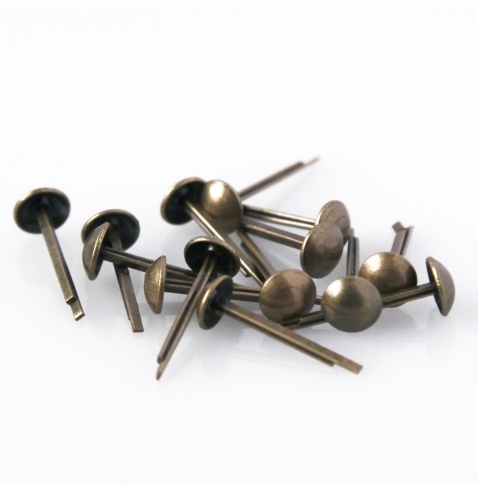 Clips di ricambio conf. 40 pz. bronzo