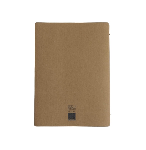 OUTLET - Porta menu in fibra di cellulosa - formato 23,2x31,8 cm (A4) - colore naturale - 2 buste - senza etichette