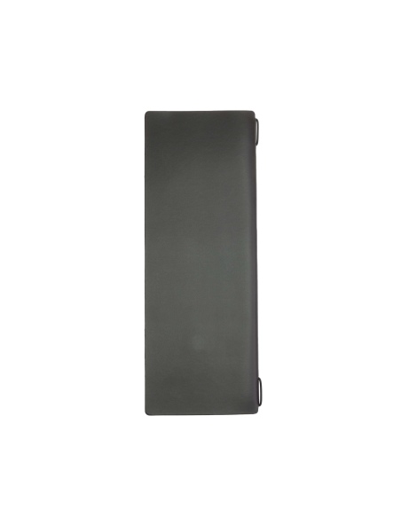 OUTLET - Porta menu in vera pelle rigenerata - formato 12,5x31,8 cm (CLUB) - colore marrone - 2 buste