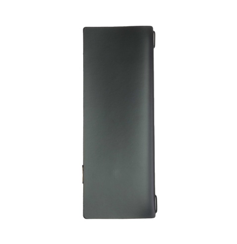 OUTLET - Porta menu in vera pelle rigenerata - formato 12,5x31,8 cm (CLUB) - colore nero - 2 buste