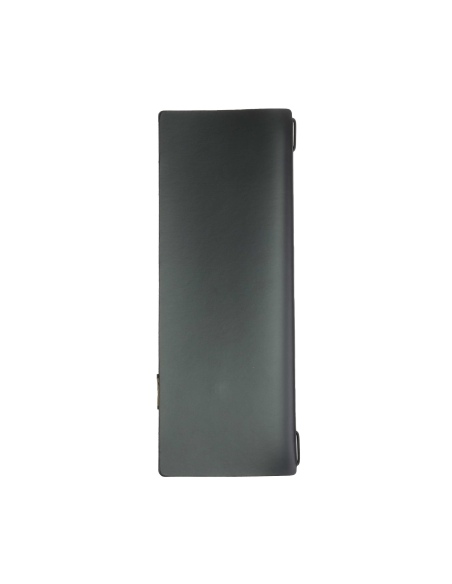 OUTLET - Porta menu in vera pelle rigenerata - formato 12,5x31,8 cm (CLUB) - colore nero - 2 buste