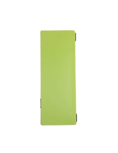 OUTLET - Porta menu in vera pelle rigenerata - formato 12,5x31,8 cm (CLUB) - colore verde - 2 buste 2