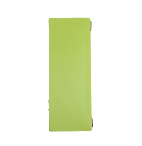OUTLET - Porta menu in vera pelle rigenerata - formato 12,5x31,8 cm (CLUB) - colore verde - 2 buste