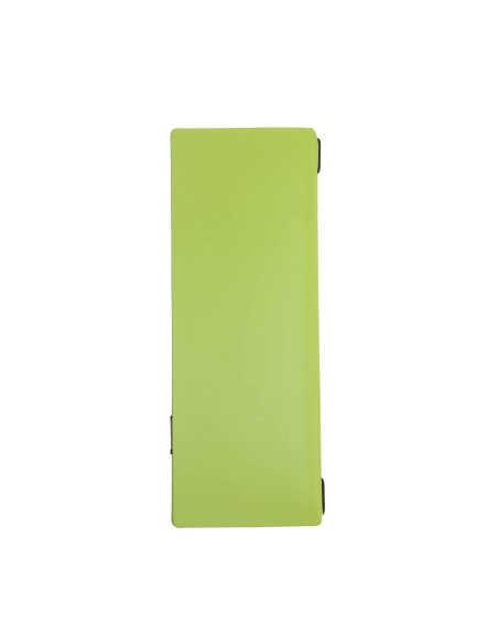 OUTLET - Porta menu in vera pelle rigenerata - formato 12,5x31,8 cm (CLUB) - colore verde - 2 buste