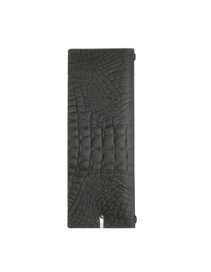 OUTLET - Porta menu in vera pelle rigenerata - formato 12,5x31,8 cm (CLUB) - colore cocco - 2 buste 2