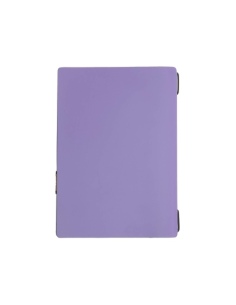 OUTLET - Porta menu in vera pelle rigenerata - formato 16,5x23,1 cm (GOLFO) - colore lilla - 2 buste 2
