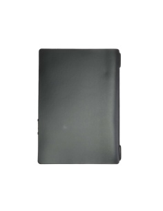 OUTLET - Porta menu in vera pelle rigenerata - formato 16,5x23,1 cm (GOLFO) - colore nero - 2 buste 2