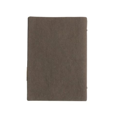 OUTLET - Porta menu in fibra di cellulosa - formato 16,5x23,1 cm (GOLFO) - colore marrone - 2 buste