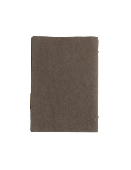 OUTLET - Porta menu in fibra di cellulosa - formato 16,5x23,1 cm (GOLFO) - colore marrone - 2 buste