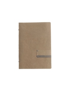 OUTLET - Porta menu in fibra di cellulosa - formato 16,5x23,1 cm (GOLFO) - colore naturale - 2 buste