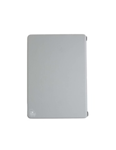 OUTLET - Porta menu in PVC termosaldato - formato A4 - colore grigio - scritta vini - solo elastico 2