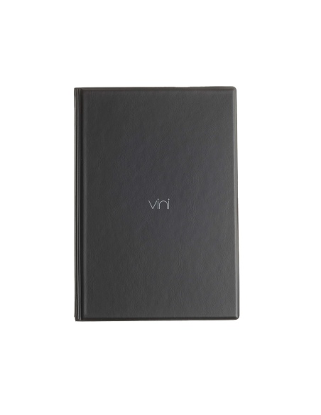 OUTLET - Porta menu in PVC termosaldato - formato GOLFO - colore ardesia - 4+2 buste - scritta vini