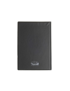 OUTLET - Porta menu in PVC termosaldato - formato GOLFO - colore ardesia - 4+2 buste - scritta vini 2