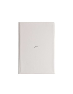 OUTLET - Porta menu in PVC termosaldato - formato GOLFO - colore tortora - 4+2 buste - scritta vini