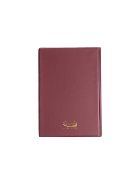 OUTLET - Porta menu in PVC termosaldato - formato GOLFO - colore senape - 4+2 buste
