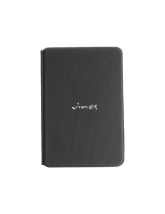 OUTLET - Porta menu in PVC termosaldato - formato GOLFO - colore nero - 6+2 buste - scritta vinos
