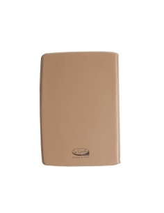 OUTLET - Porta menu in PVC termosaldato - formato GOLFO - colore senape - 6+2 buste - scritta vini 2
