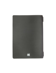 OUTLET - Porta menu in vera pelle rigenerata - formato 16,5x23,1 cm (GOLFO) - colore marrone - 2 buste 2
