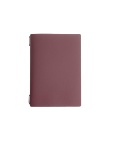 OUTLET - Porta menu in vera pelle rigenerata - formato 16,5x23,1 cm (GOLFO) - colore bordeaux - 2 buste