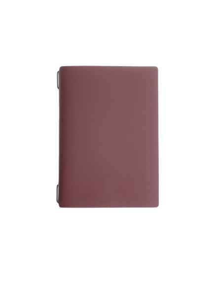 OUTLET - Porta menu in vera pelle rigenerata - formato 16,5x23,1 cm (GOLFO) - colore bordeaux - 2 buste