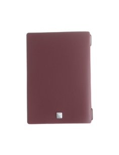 OUTLET - Porta menu in vera pelle rigenerata - formato 16,5x23,1 cm (GOLFO) - colore bordeaux - 2 buste 2
