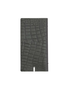 OUTLET - Porta menu in vera pelle rigenerata - formato 12,5x24,1 cm (POPIS) - colore cocco - 2 buste 2