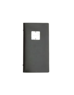 OUTLET - Porta menu in vera pelle rigenerata - formato 12,5x24,1 cm (POPIS) - colore marrone - 2 buste