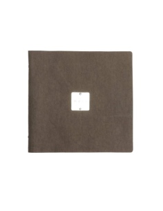 OUTLET - Porta menu in fibra di cellulosa - formato 23x23,1 cm (QUADRATO) - colore marrone - 2 buste