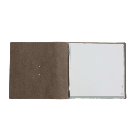 OUTLET - Porta menu in fibra di cellulosa - formato 23x23,1 cm (QUADRATO) - colore marrone - 2 buste