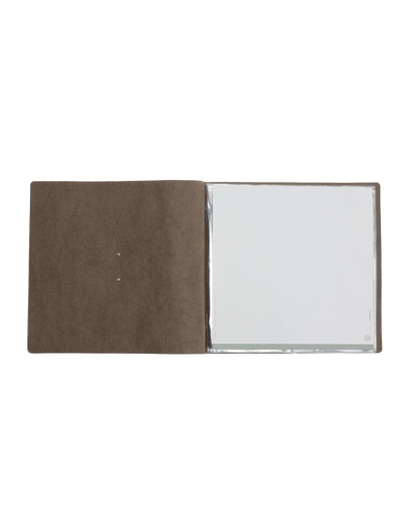OUTLET - Porta menu in fibra di cellulosa - formato 23x23,1 cm (QUADRATO) - colore marrone - 2 buste