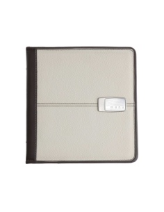 OUTLET - Porta menu fine serie collezione BRICS - formato QUADRATO - colore bianco - 2 buste