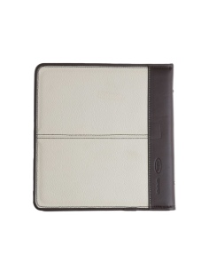 OUTLET - Porta menu fine serie collezione BRICS - formato QUADRATO - colore bianco - 2 buste 2