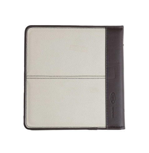 OUTLET - Porta menu fine serie collezione BRICS - formato QUADRATO - colore bianco - 2 buste