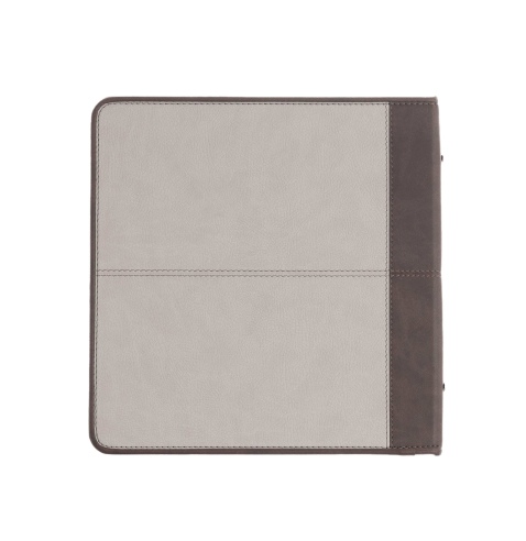 OUTLET - Porta menu fine serie collezione BRICS - formato QUADRATO - colore crema - 2 buste