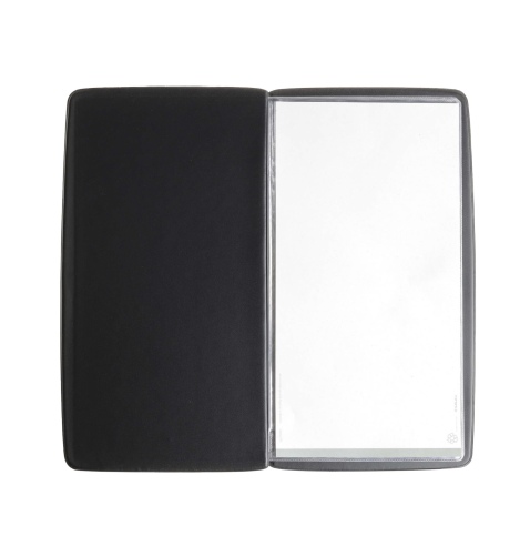 OUTLET - Porta menu in PVC termosaldato - formato 4RE - colore grigio - 6 buste