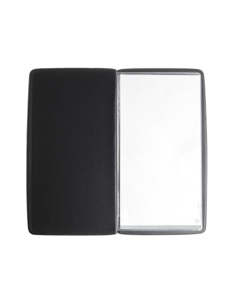 OUTLET - Porta menu in PVC termosaldato - formato 4RE - colore grigio - 6 buste