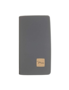 OUTLET - Porta menu in PVC termosaldato - formato 4RE - colore grigio - 6 buste
