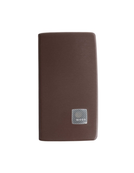 OUTLET - Porta menu in PVC termosaldato - formato 4RE - colore marrone - 6 buste