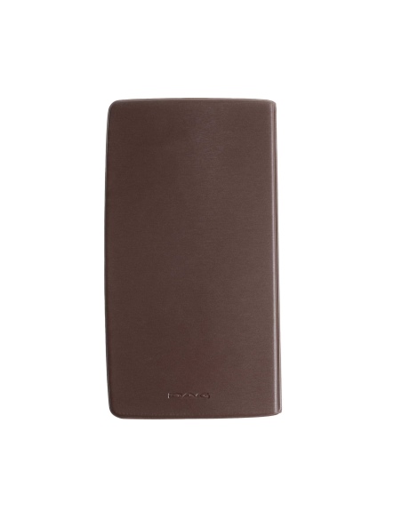 OUTLET - Porta menu in PVC termosaldato - formato 4RE - colore marrone - 6 buste