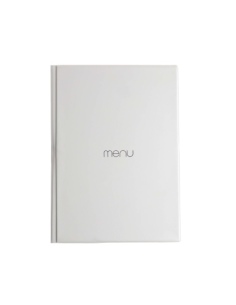 OUTLET - Porta menu in PVC termosaldato - formato A4 - colore tortora