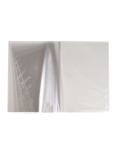 OUTLET - Porta menu in PVC termosaldato - formato A4 - colore tortora
