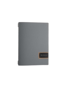 OUTLET - Porta menu 23,2x31,8 cm (A4) etichetta PATCH "menu" 2 buste CHEF GRIGIO