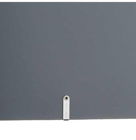OUTLET - Porta menu 23,2x31,8 cm (A4) etichetta METAL "menu" 2 buste CHEF GRIGIO
