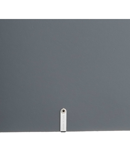 OUTLET - Porta menu 23,2x31,8 cm (A4) etichetta METAL "menu" 2 buste CHEF GRIGIO
