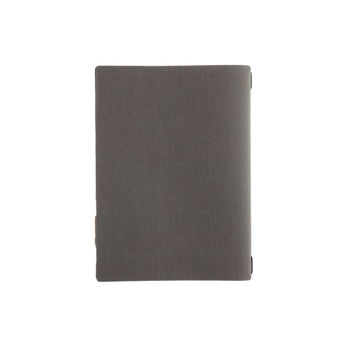 OUTLET - Porta menu 23,2x31,8 cm (A4) etichetta PATCH "menu" 2 buste JUTA GRIGIO 1