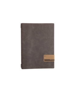 OUTLET - Porta menu 23,2x31,8 cm (A4) etichetta PATCH "menu" 2 buste JUTA GRIGIO 2