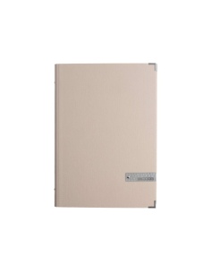 OUTLET - Porta menu A4 etichetta METAL "menu" 2 buste MILANO CREMA