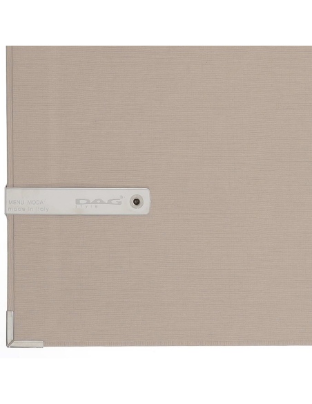 OUTLET - Porta menu A4 etichetta METAL "menu" 2 buste MILANO CREMA