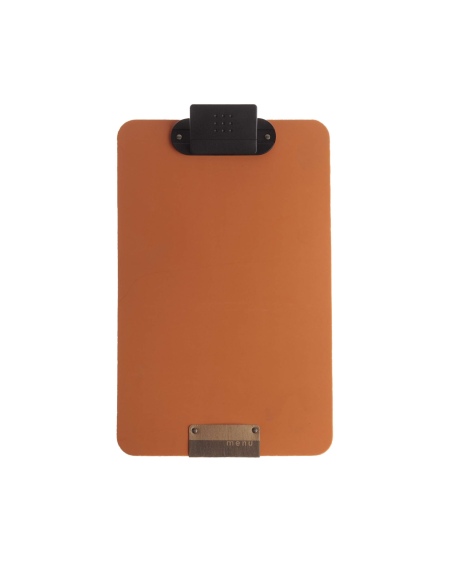 OUTLET - Porta menu in gomma - formato A4 - colore arancio