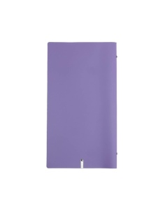 OUTLET - Porta menu in vera pelle rigenerata - formato 17,4x31,8 cm (4RE) - colore lilla - 2 buste 2